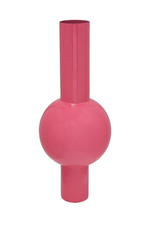 Pink Tubular Enamel Vase | Richmond Interiors Noura | Oroa.com