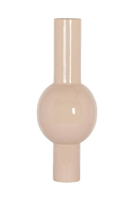 White Tubular Enamel Vase | Richmond Interiors Novee | Oroa.com