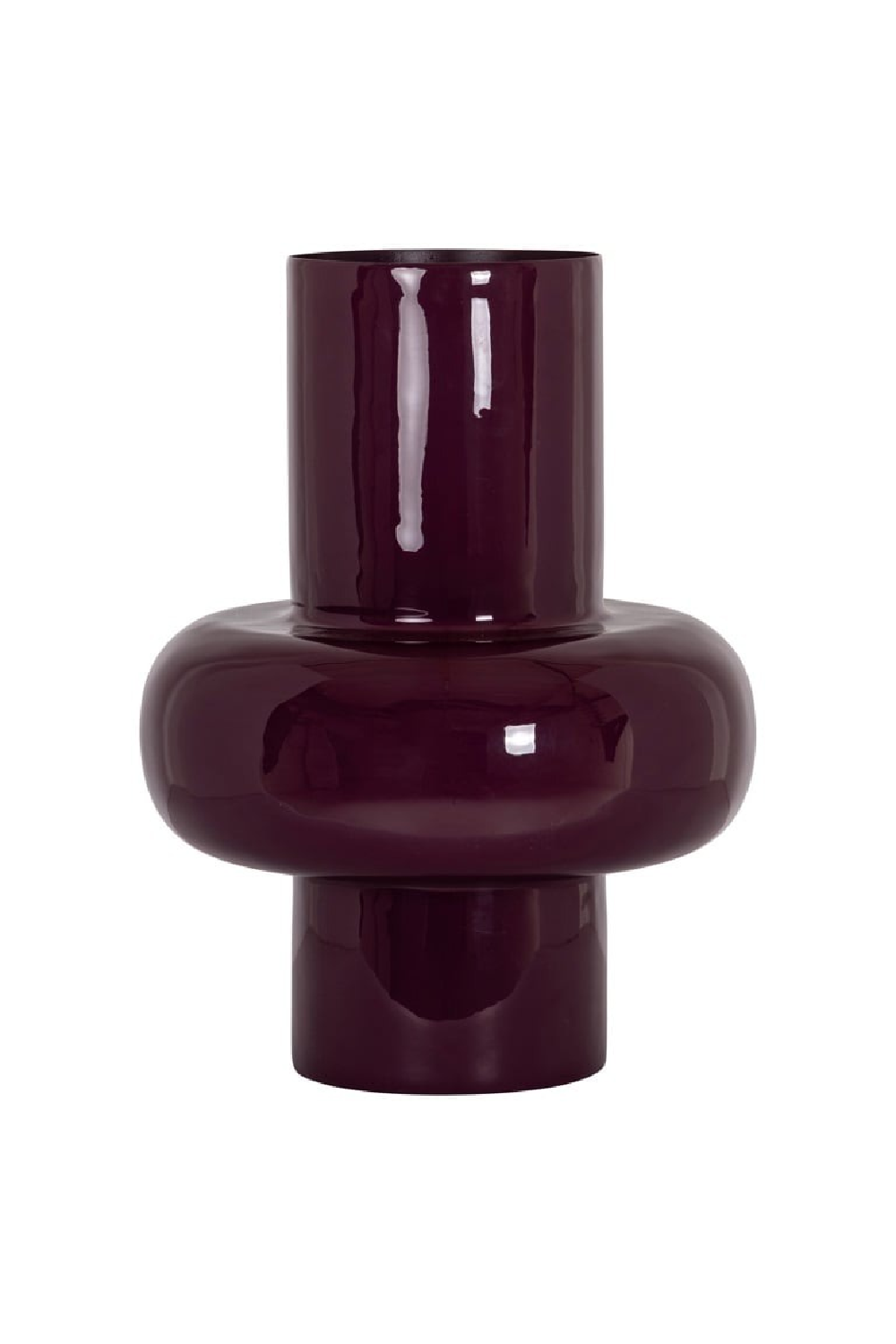 Glossy Burgundy Vase | Richmond Interiors Ashlyn | Oroa.com