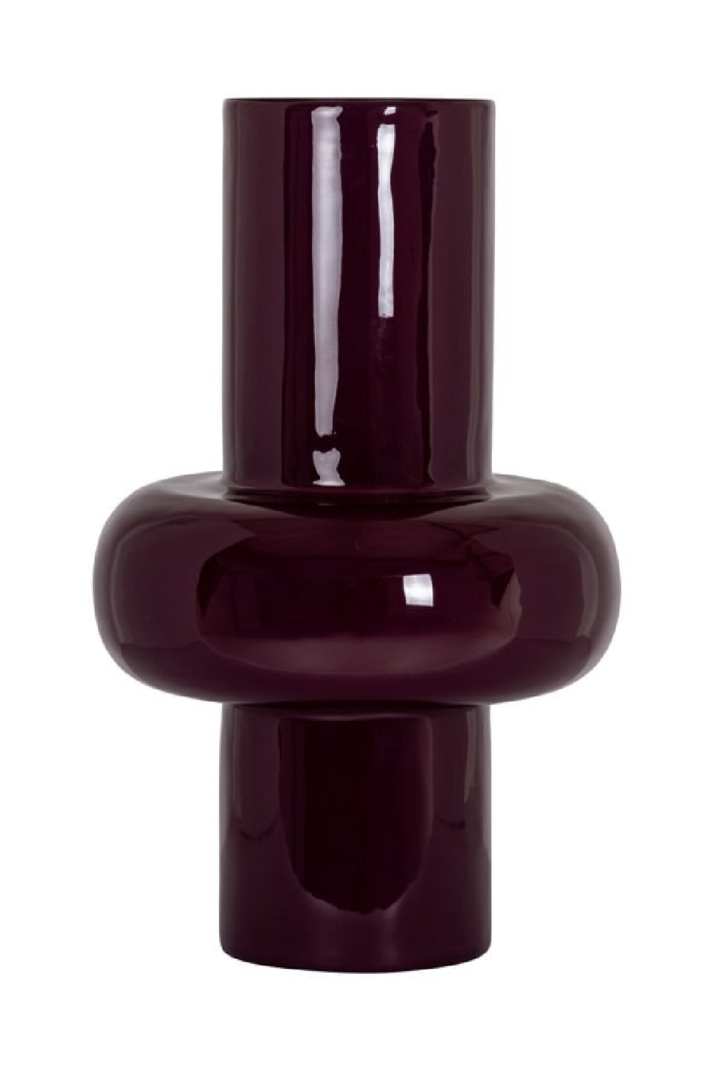 Glossy Burgundy Vase | Richmond Interiors Ashlyn | Oroa.com