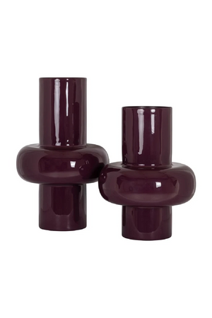 Glossy Burgundy Vase | Richmond Interiors Ashlyn | Oroa.com