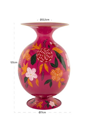 Pink Floral Vase | Richmond Interiors Anicia | Oroa.com