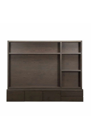 Brown Oak Tall TV Cabinet | Richmond Interiors Lachance | Oroa.com