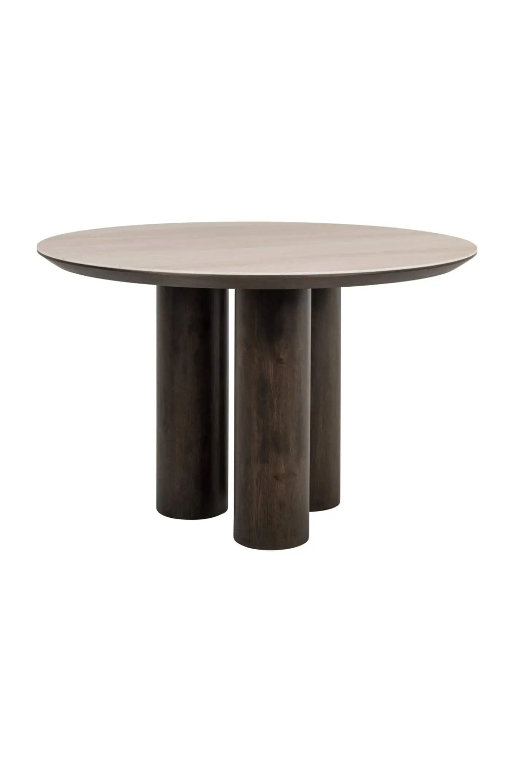 Round Brown Travertine Dining Table | Richmond Interiors Ritz | Oroa.com