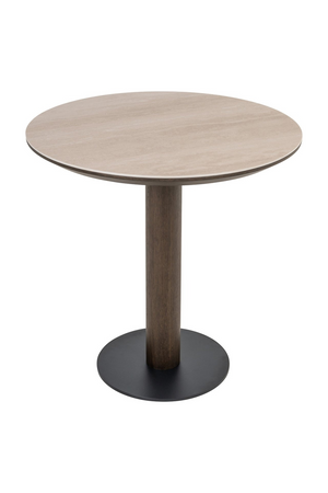 Brown Oak Bistro Table | Richmond Interiors Ritz | Oroa.com