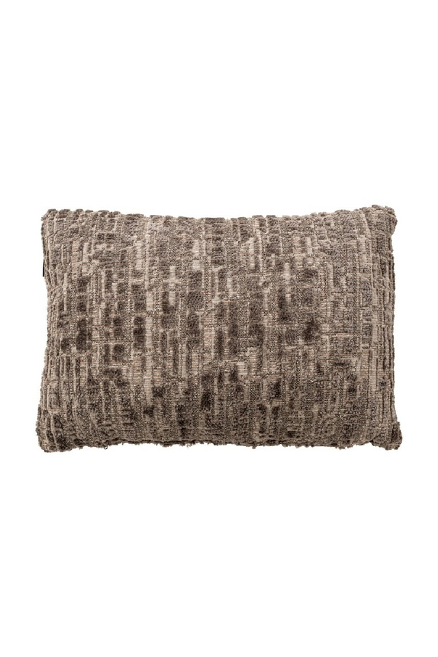 Gray Textured Rectangular Cushion | Richmond Interiors Olin | Oroa.com