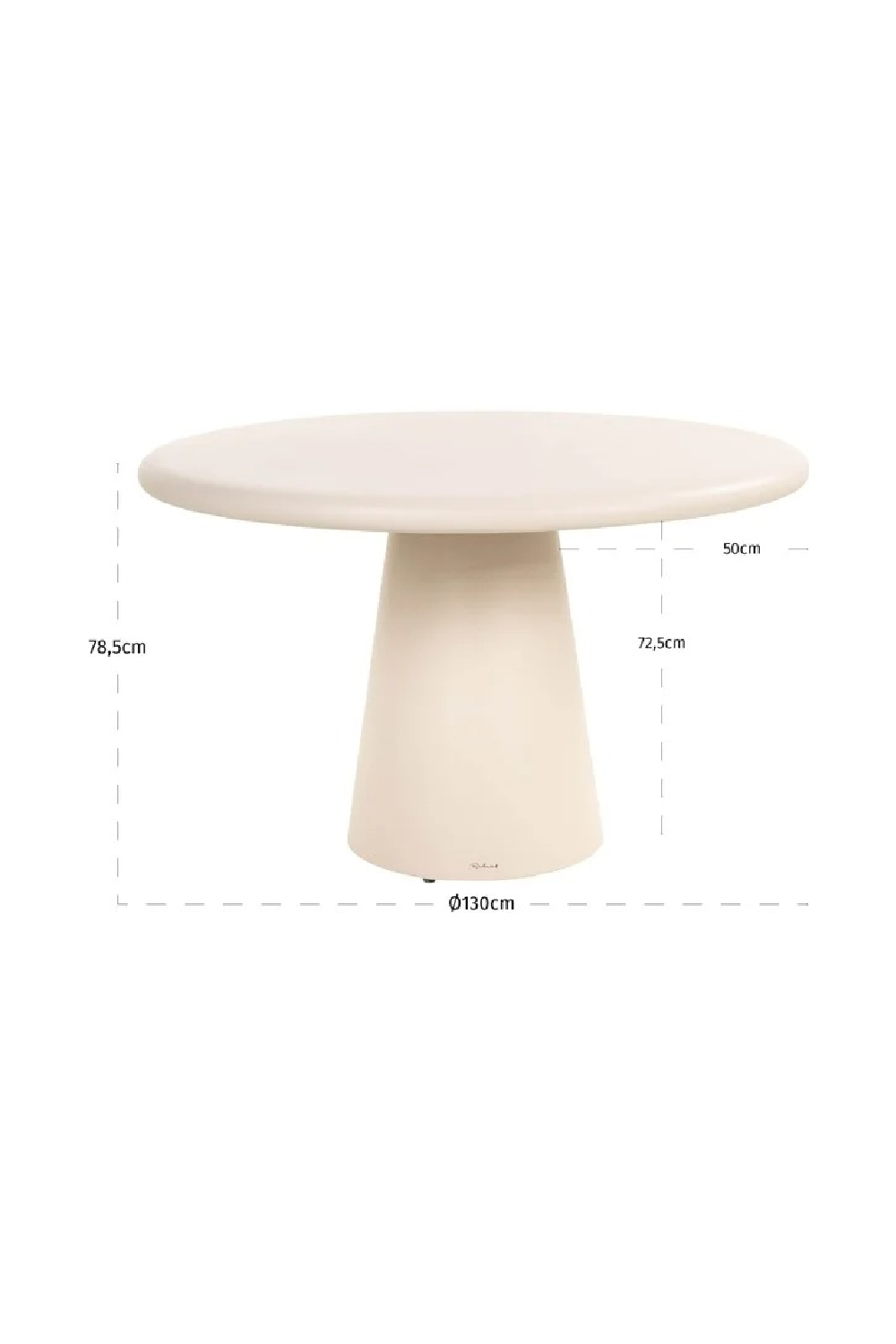 White Indoor/Outdoor Dining Table | Richmond Interiors Urban Bloom| Oroa.com