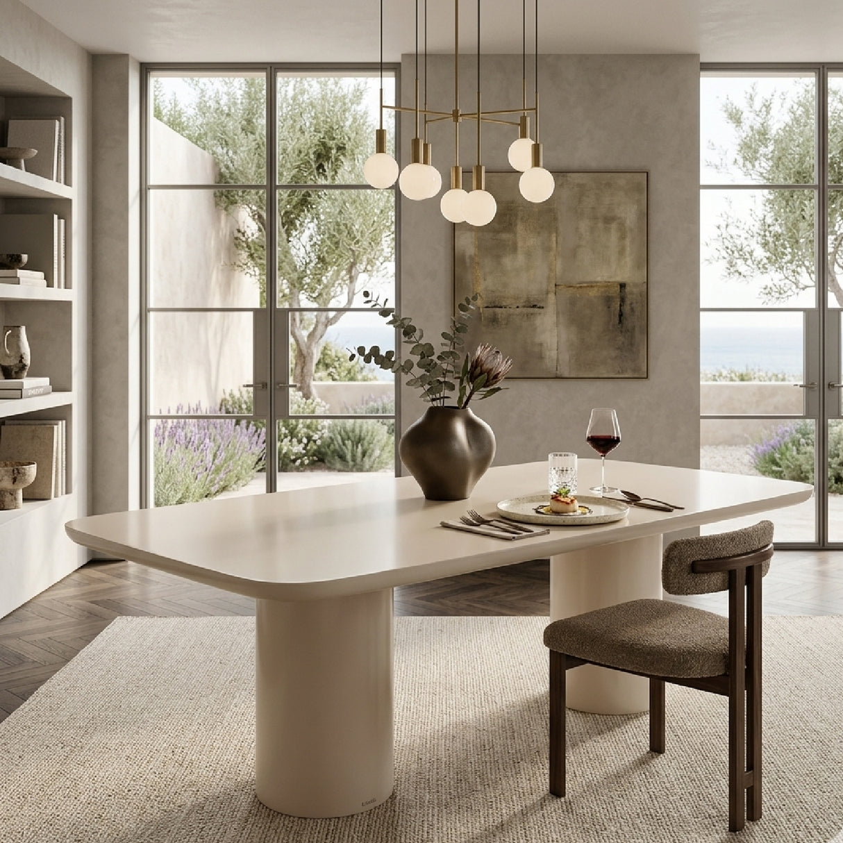   Concrete Indoor/Outdoor Dining Table | Oroa.com