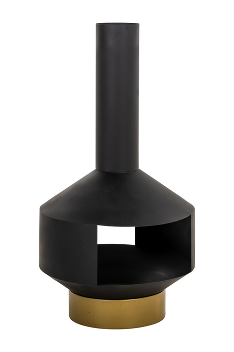 Black Outdoor Chimney | Richmond Interiors Quinn | Oroa.com