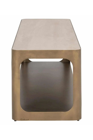 Iron Framed Open TV Cabinet | Richmond Interiors Claridge | Oroa.com