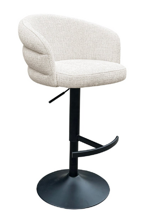 Curved Swivel Bar Stool | Richmond Interiors Nikki | OROA.com