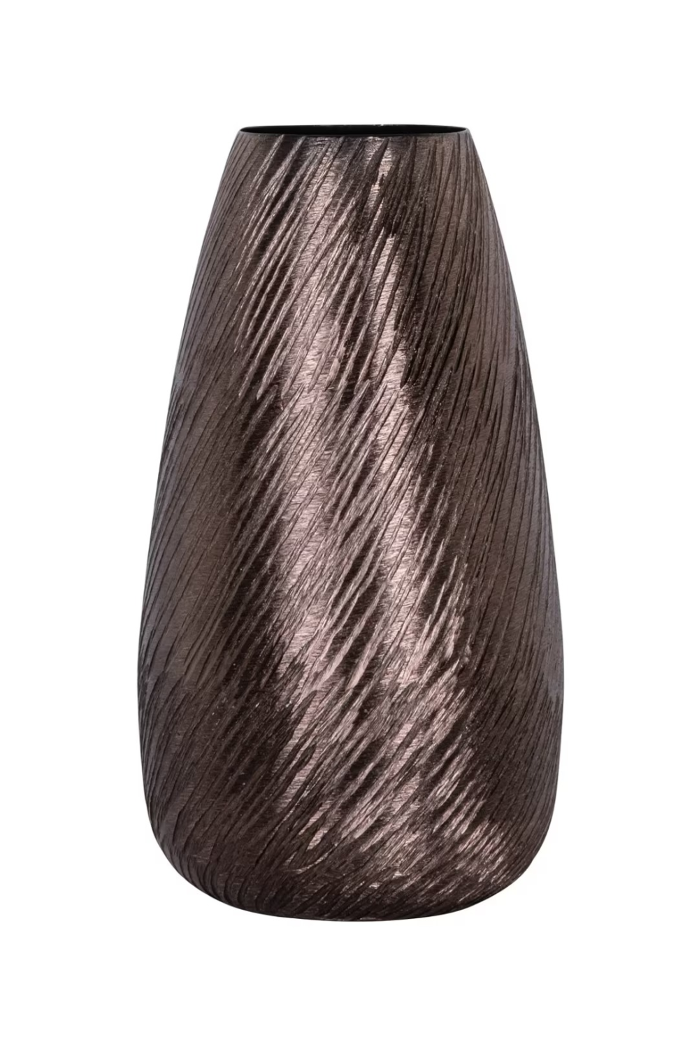 Bronze Aluminum Long Vase | Richmond Interiors Riza | Oroa.com