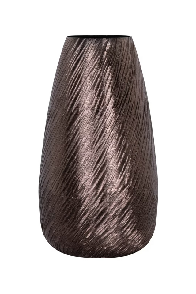 Bronze Aluminum Long Vase | Richmond Interiors Riza | Oroa.com