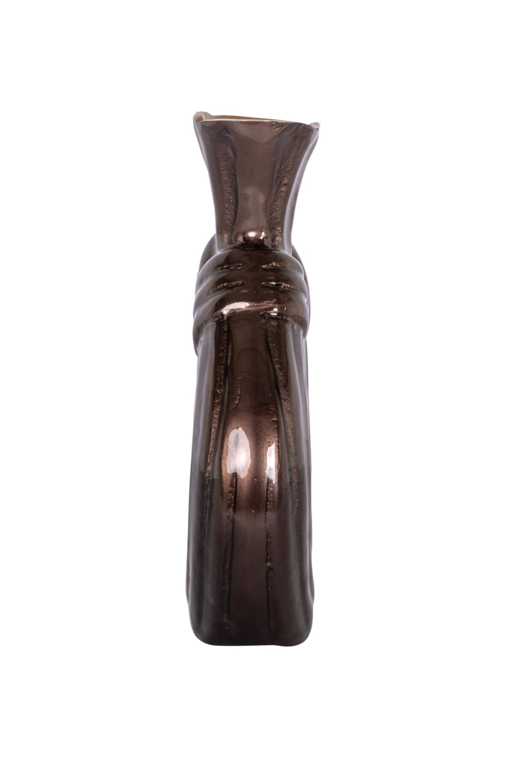Dark Brown Aluminum Vase | Richmond Interiors Suen | Oroa.com