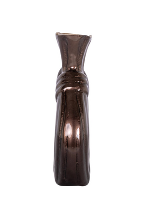 Dark Brown Aluminum Vase | Richmond Interiors Suen | Oroa.com