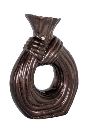 Dark Brown Aluminum Vase | Richmond Interiors Suen | Oroa.com
