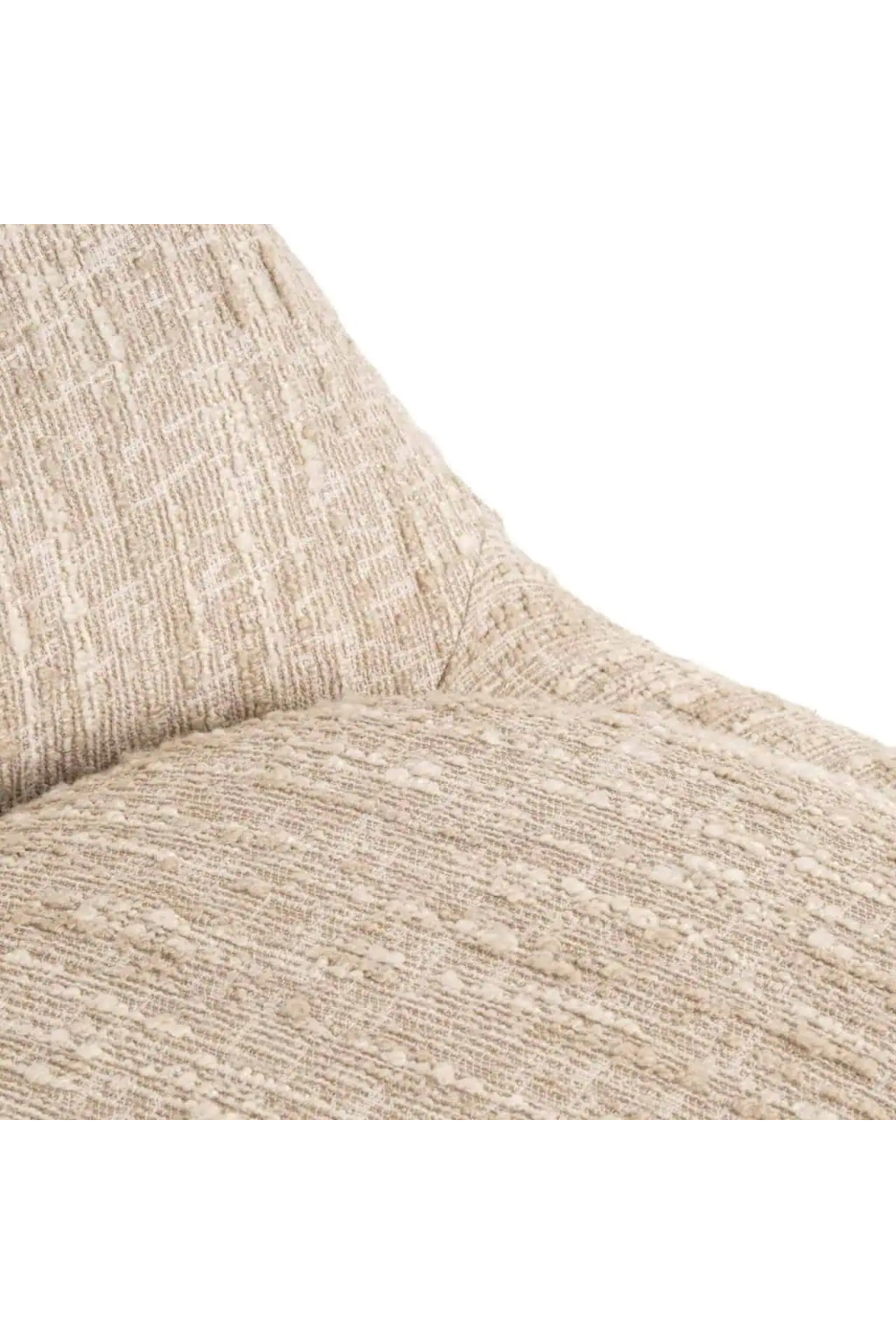 Rounded Seat Beige Lounge Chair | Richmond Interiors Arlanda | Oroa.com