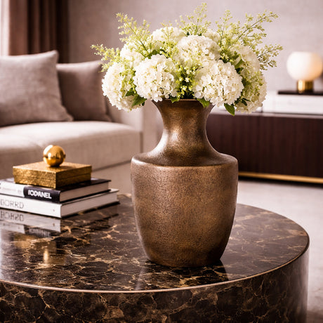   Textured Gold Vase | Oroa.com