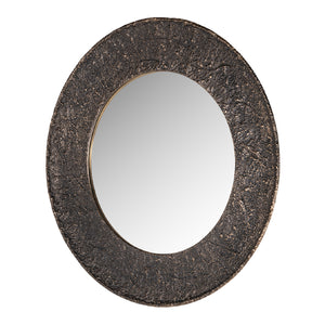 Contract furniture - Round Bronze Mirror - www.oroatrade.com