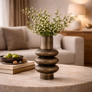   Antique Brass Layered Base | Oroa.com