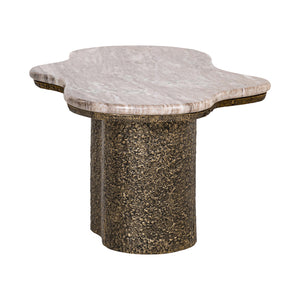 Modern European furniture - Organic-Shaped Marble Coffee Table - www.oroa.com