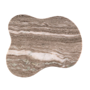 Modern European furniture - Organic-Shaped Marble End Table - www.oroa.com