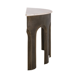   Antique Brass Arched Console Table | Oroa.com
