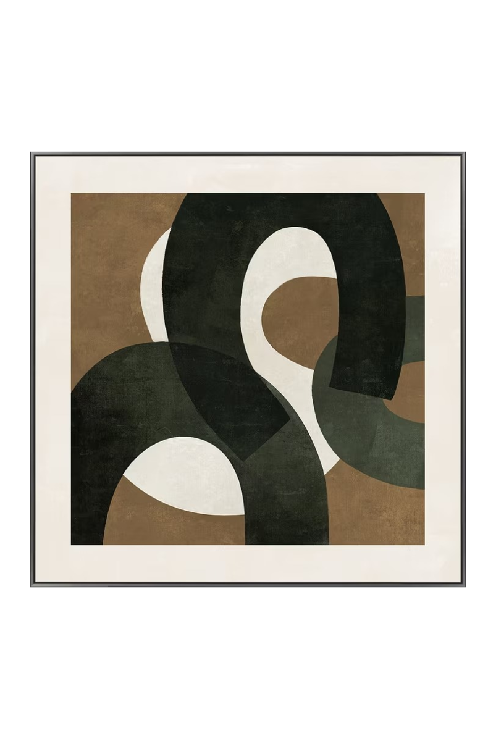 Brown Modern Minimalist Wall Art | Richmond Interiors Euphoria