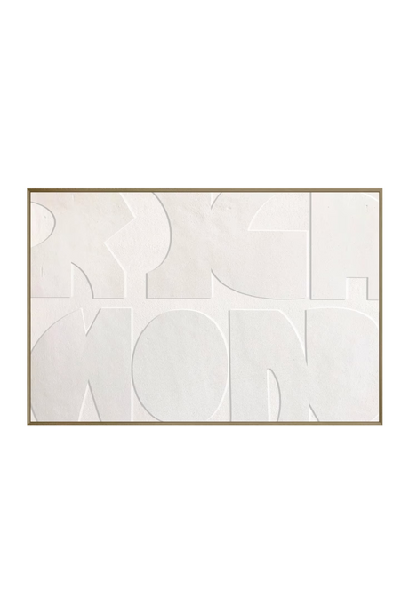 White Geometrical Wall Art | Richmond Interiors Decadence | Oroa.com