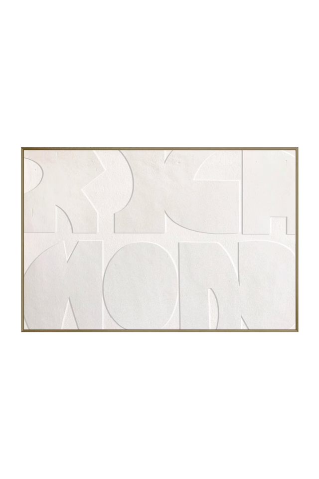 White Geometrical Wall Art | Richmond Interiors Decadence | Oroa.com