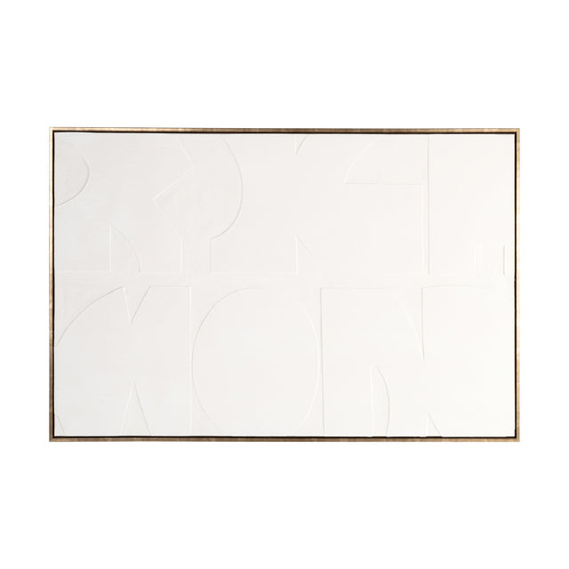 White Geometrical Wall Art | Richmond Interiors Decadence | Oroa.com
