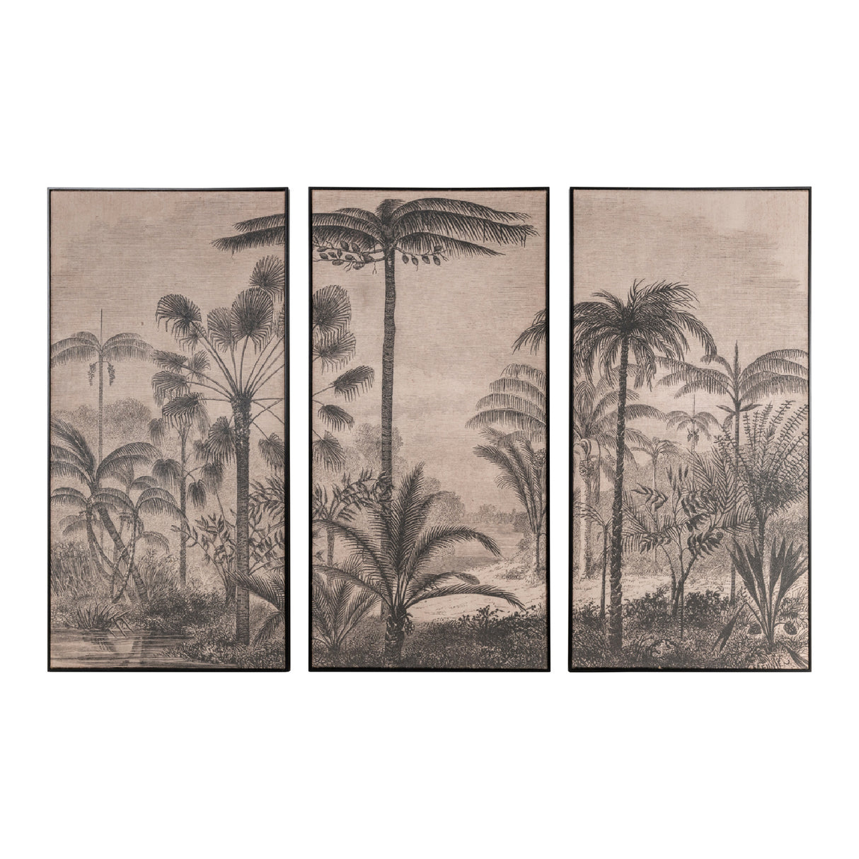   Palm Trees Wall Art Set (3) | Oroa.com