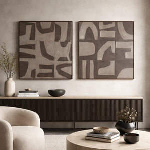   Gray Minimalist Wall Art | Oroa.com