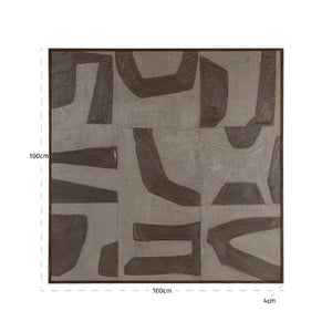   Gray Minimalist Wall Art | Oroa.com