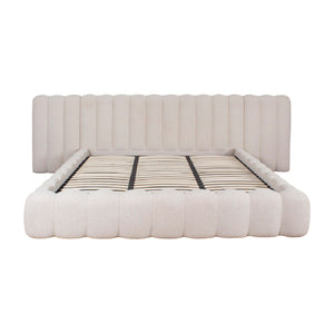 Modern European furniture - Cream Storage King Bed - www.oroa.com