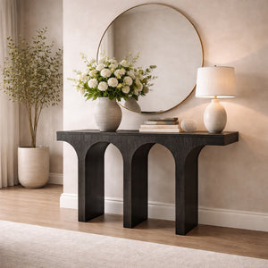   Dark Brown Arched Console | Oroa.com
