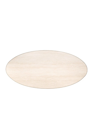Oval White Ceramic Dining Table | Richmond Interiors Tivoli | Oroa.com