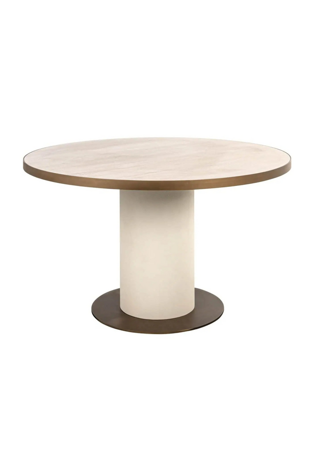 Round White Ceramic Dining Table | Richmond Interiors Tivoli | Oroa.com