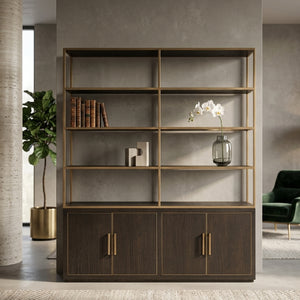   Brown Oak Wall Cabinet | Oroa.com