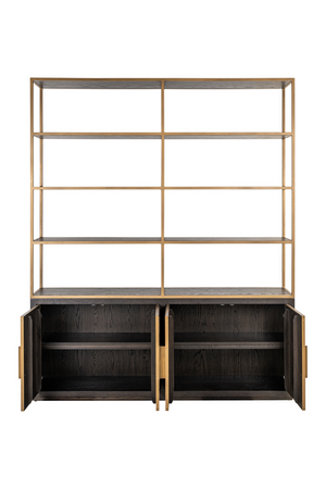 Brown Oak Wall Cabinet | Richmond Interiors Carter | Oroa.com