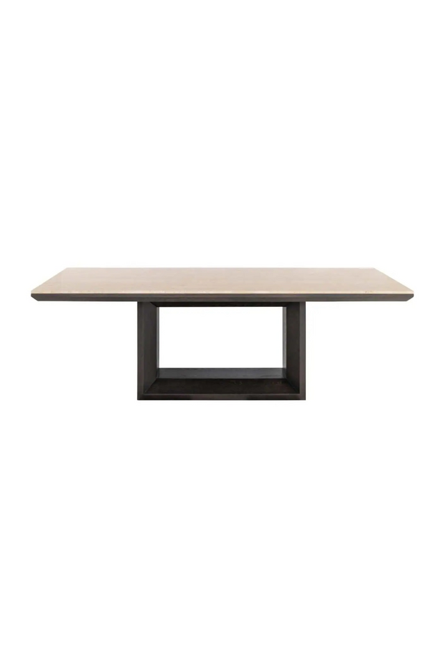 Rectangular Travertine Dining Table | Richmond Interiors Claremont | Oroa.com