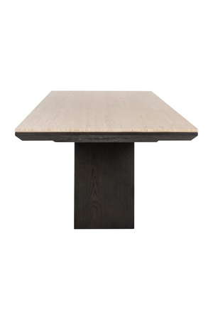 Rectangular Travertine Dining Table | Richmond Interiors Claremont | Oroa.com