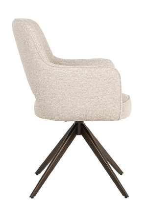 Cut-Out Swivel Dining Armchair | Richmond Interiors Ginerva | Oroa.com