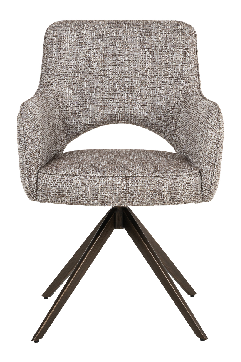 Cut-Out Swivel Dining Armchair | Richmond Interiors Ginerva | Oroa.com