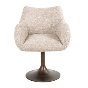   Modern European furniture - Upholstered Dining Swivel Chair - www.oroa.com | Oroa.com