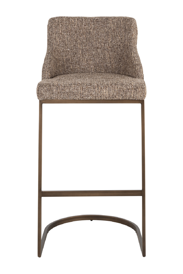 Brown Cantilevered Bar Stool Set (2) | Richmond Interiors Bolton | OROA.com