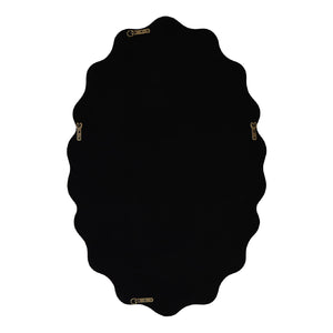 Modern European furniture - Gold Wavy Mirror - www.oroa.com