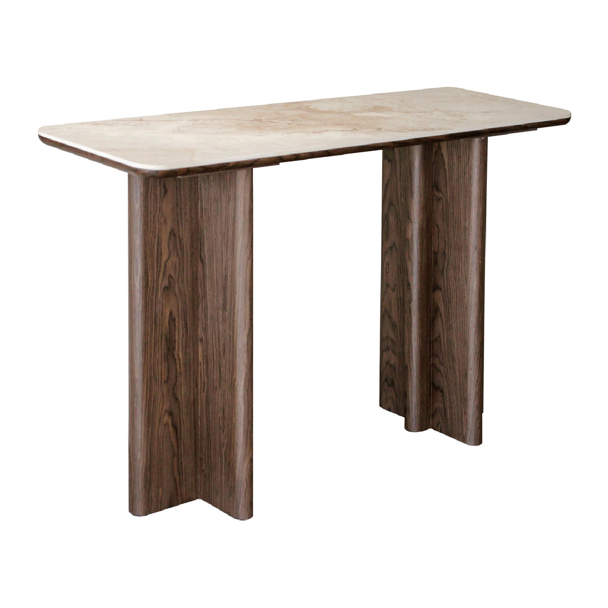 Modern European furniture - Brown Ceramic Console Table - www.oroa.com