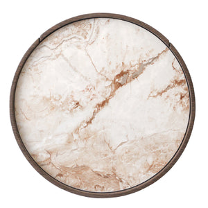 Modern European furniture - Round 2-Drawer Nightstand - www.oroa.com