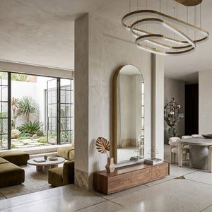 Modern European furniture - Gold Arched Mirror - www.oroa.com